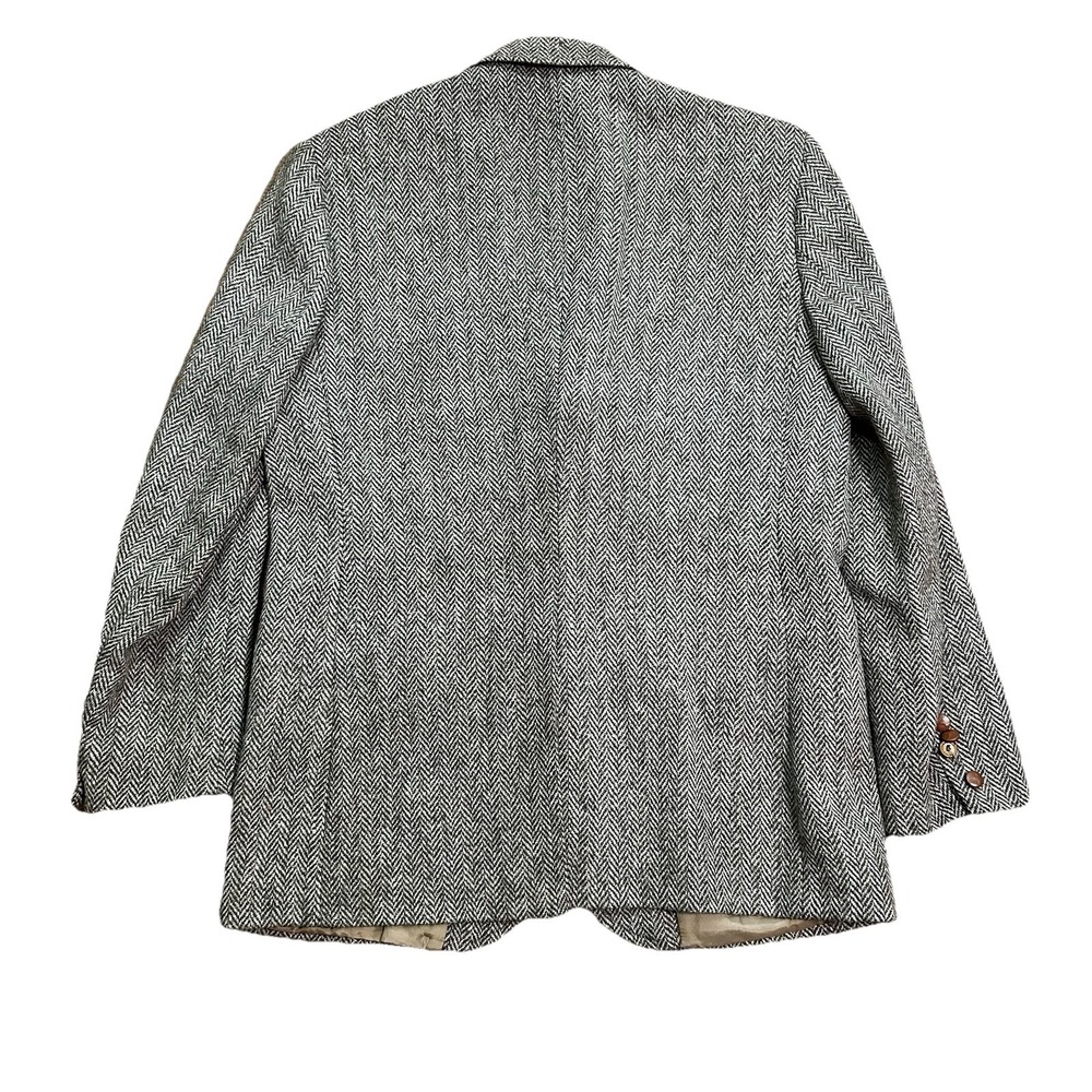Christopher Dawes Harris Tweed Hunting Shooting Wool Jacket Blazer Mens 42 Reg - Picture 16 of 16